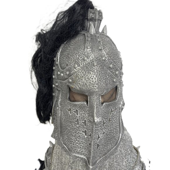Faux Metal Knight Mask Medieval Renaissance Easter Unlimited Y2K Vintage - Picture 3 of 15